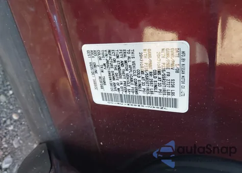 2009 Nissan Murano Le z USA, uszkodzony, nr VIN JN8AZ18W99W136120